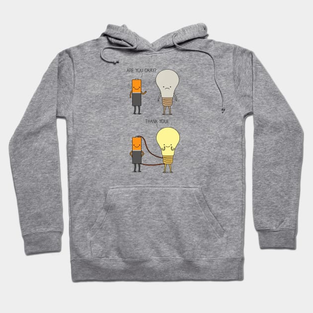 Positive connection 2 Hoodie by milkyprint